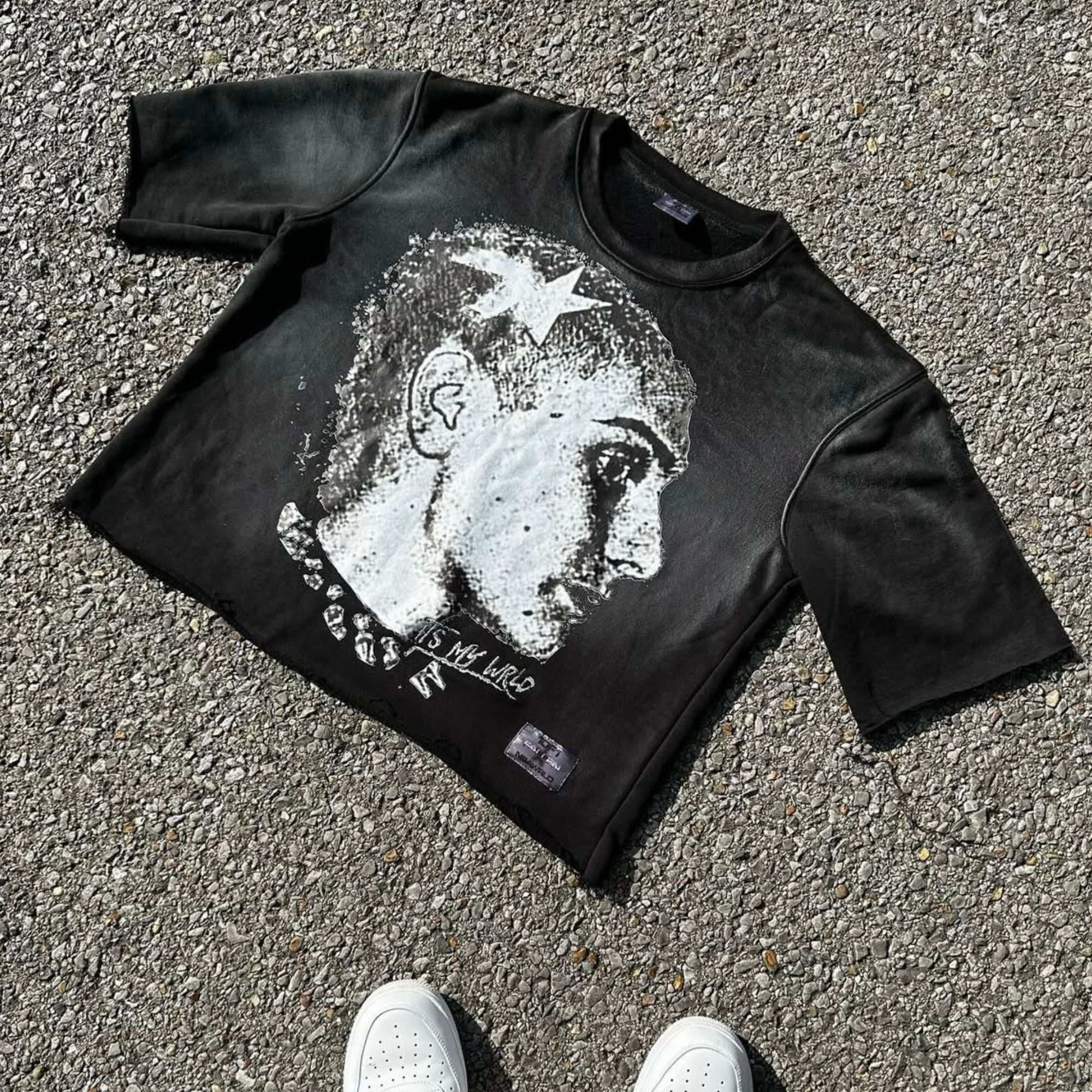 “ONE OF ONE” Oversized Tee Black