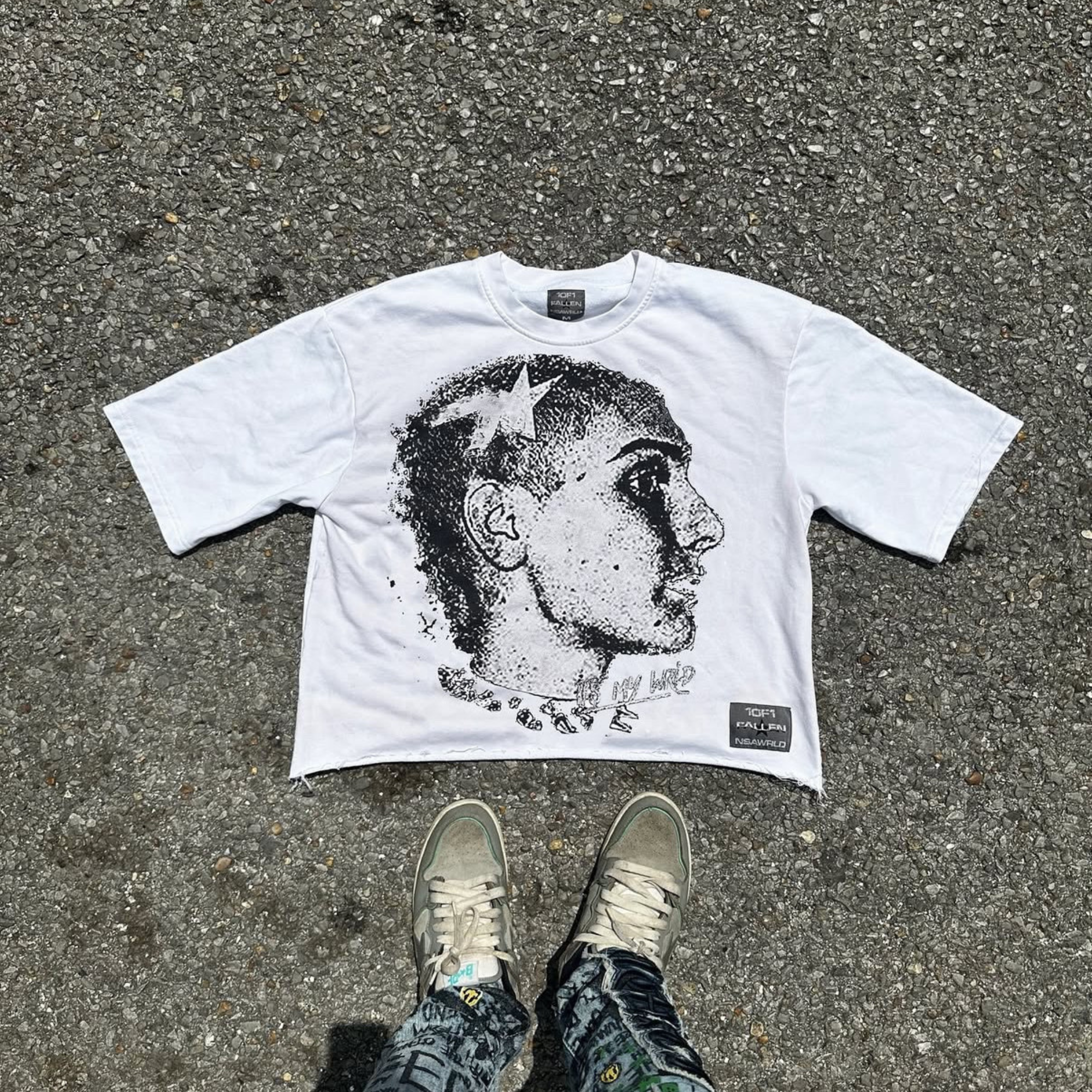 “ONE OF ONE WHITE” Oversized Tee