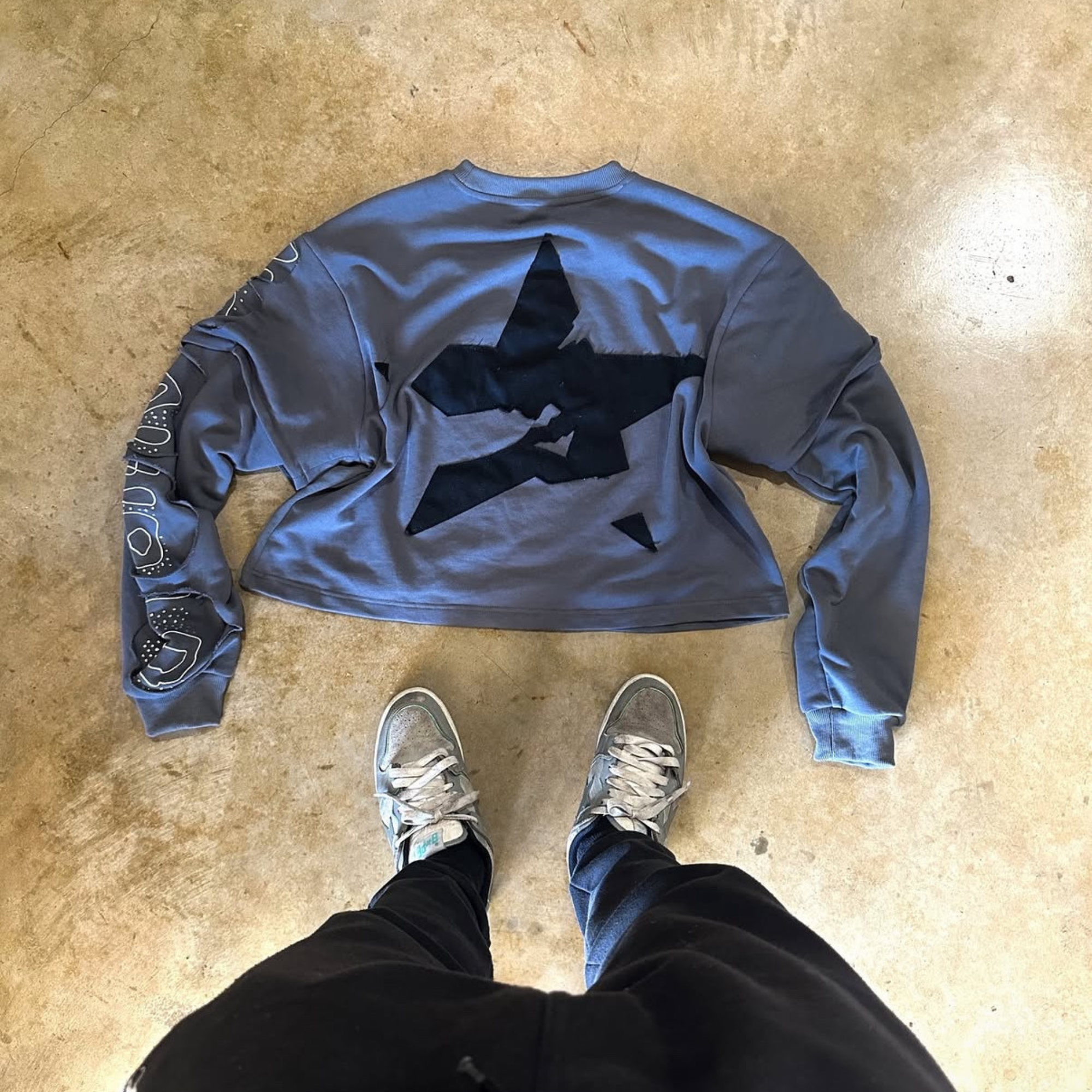 WISH I WAS A STAR Thermal Layered Tee