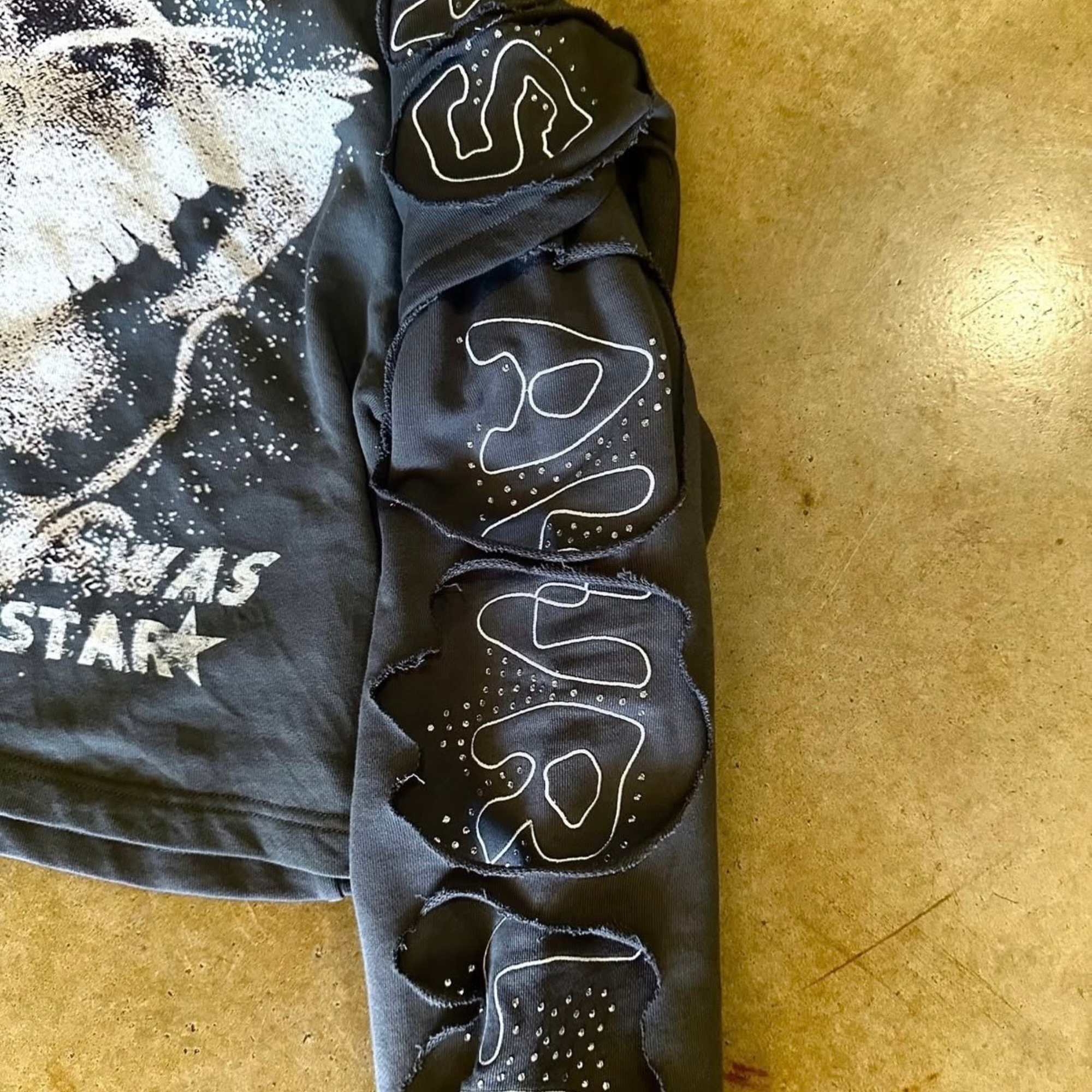 WISH I WAS A STAR Thermal Layered Tee