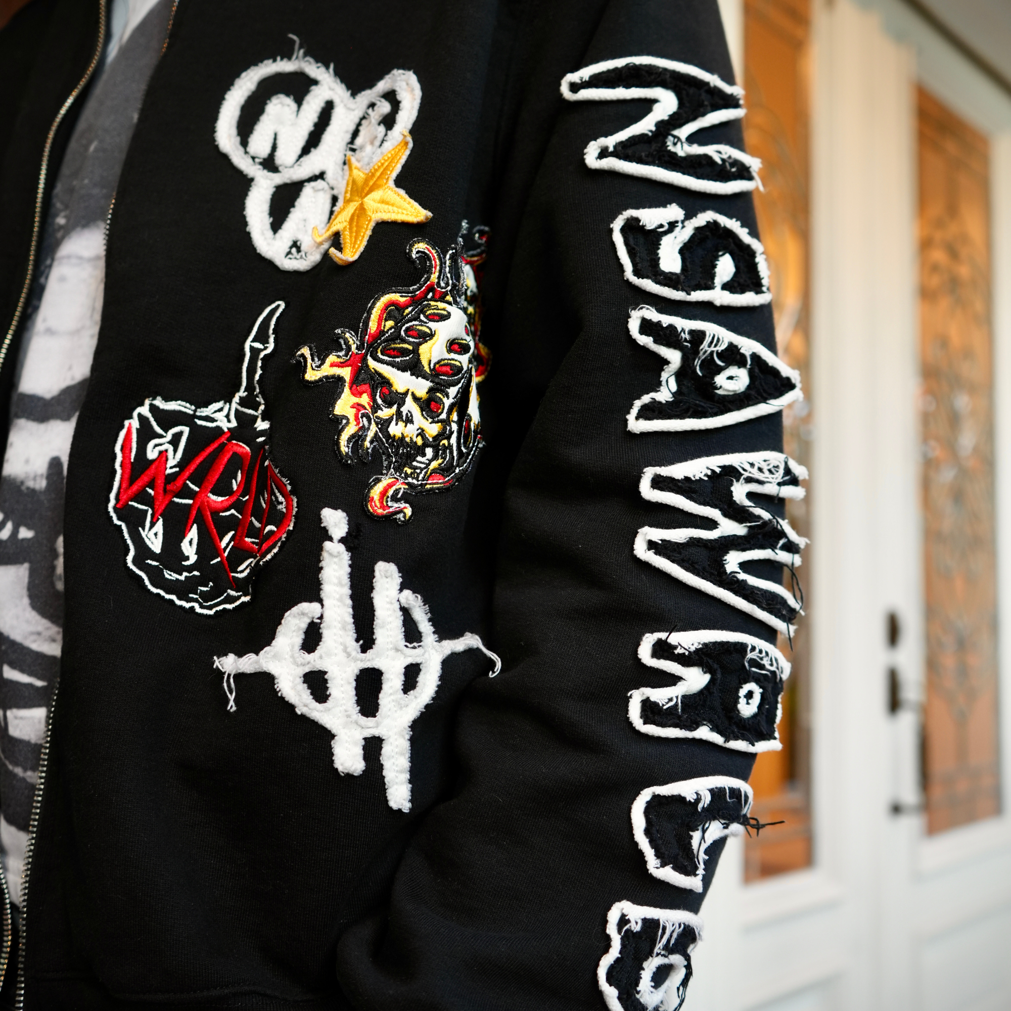 FUCK THE WRLD Zip Up Hoodie